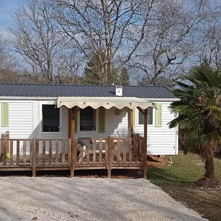 L'olivier Mobil 4 Personnes Le Bel Air Campingplatz Limogne-en-Quercy