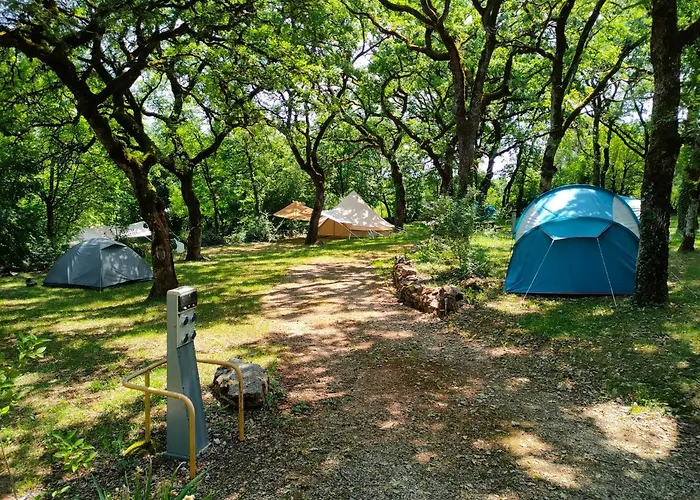 L'olivier Mobil 4 Personnes Le Bel Air Кемпинг *